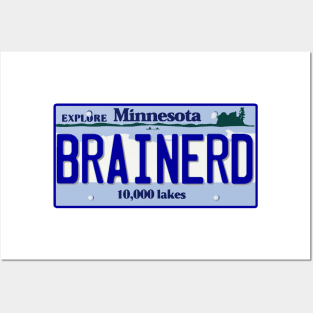 Brainerd License Plate Posters and Art